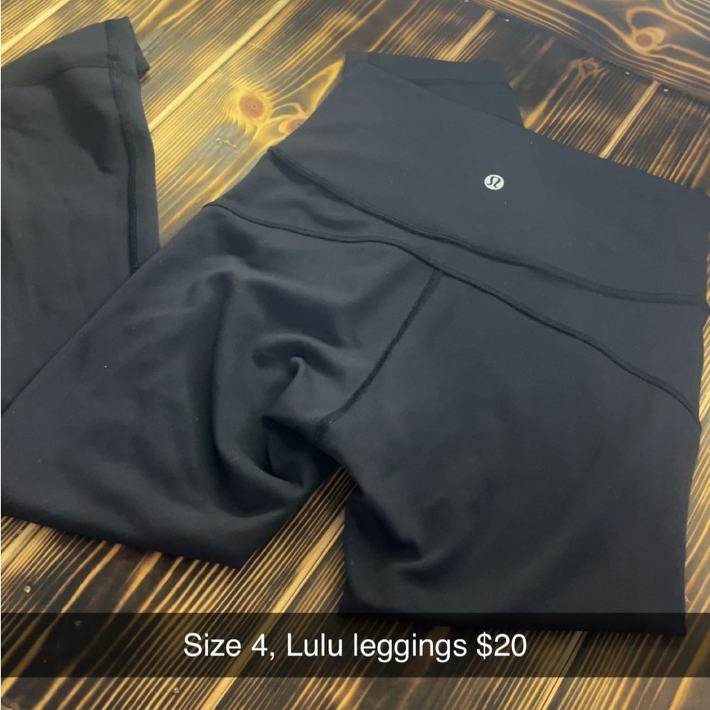 lululemon athletica Kids Charcoal Leggings